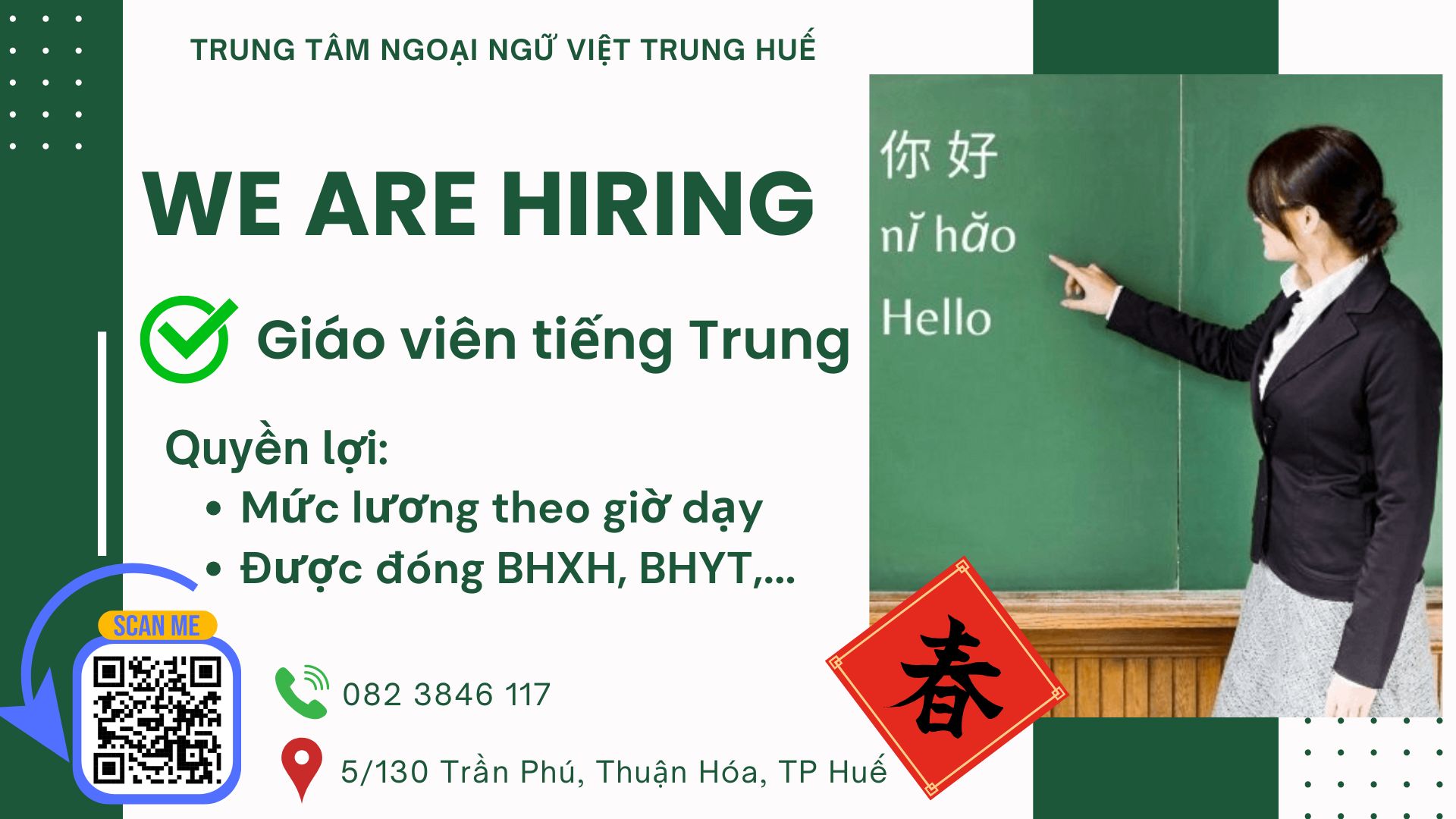 TRUNG TÂM NGOẠI NGỮ VIỆT TRUNG HUẾ 